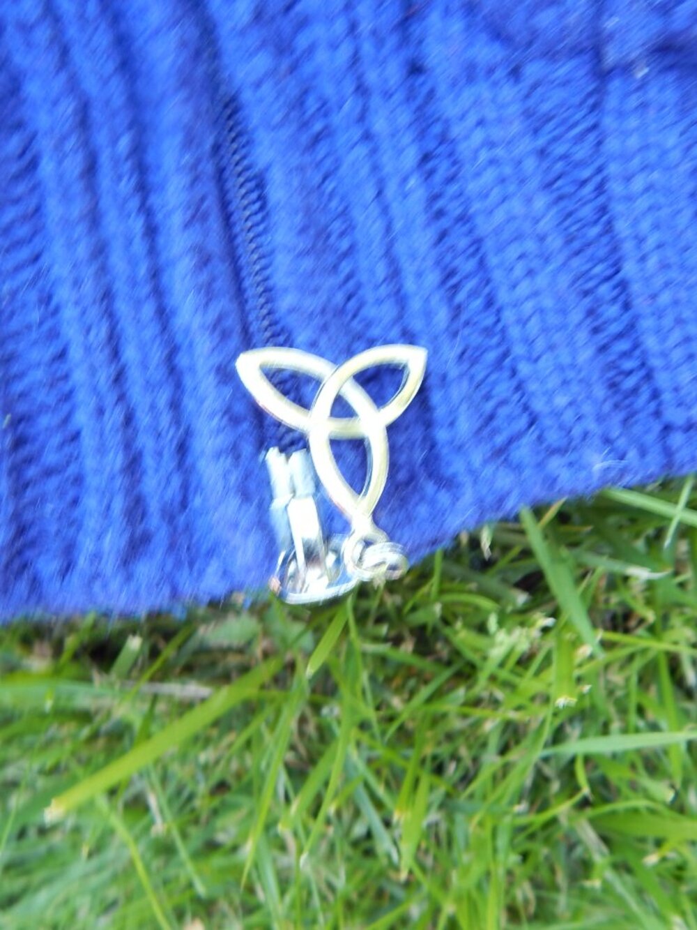 Aran Crafts Ireland 100% Merino Wool Full Zip CARDIGAN Cable Sweater 2XL XXL - Picture 4 of 5